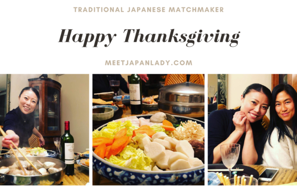 Japanese woman & Thanksgiving