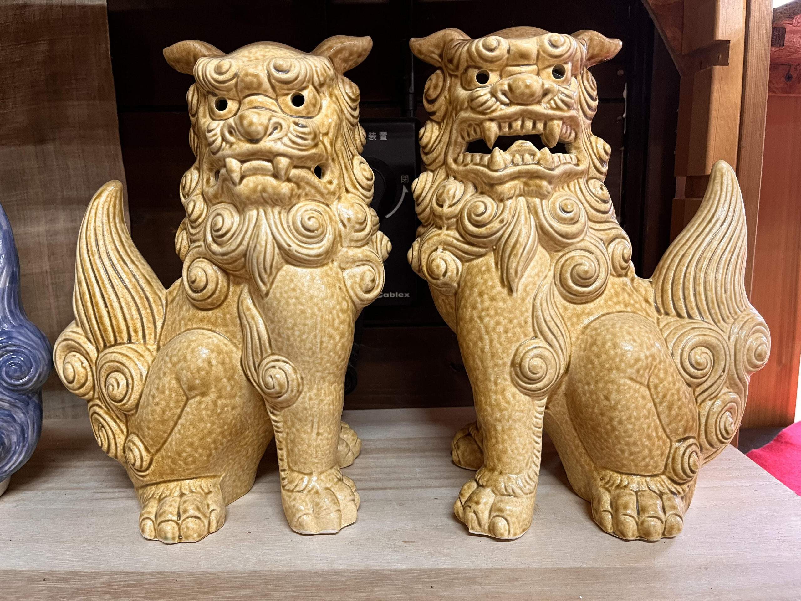 Shisas are Okinawan guardian lions