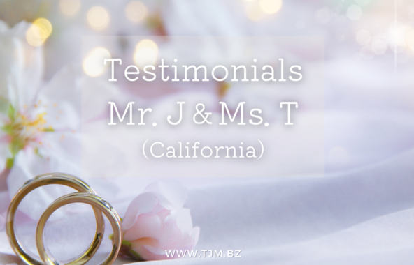 Happy Testimonials from J and T